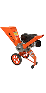 Broyeur à bois à essence 6 ch 208 cc 4 temps diamètre de coupe jusqu’à 50 mm entraînement direct lames réversibles – image 1