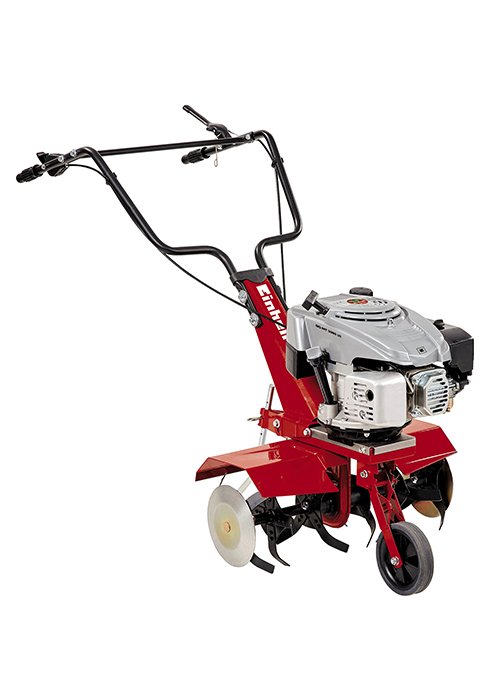 Motobineuse sans fil 2x18 V largeur 30 cm profondeur 20 cm avec 2 batteries 3