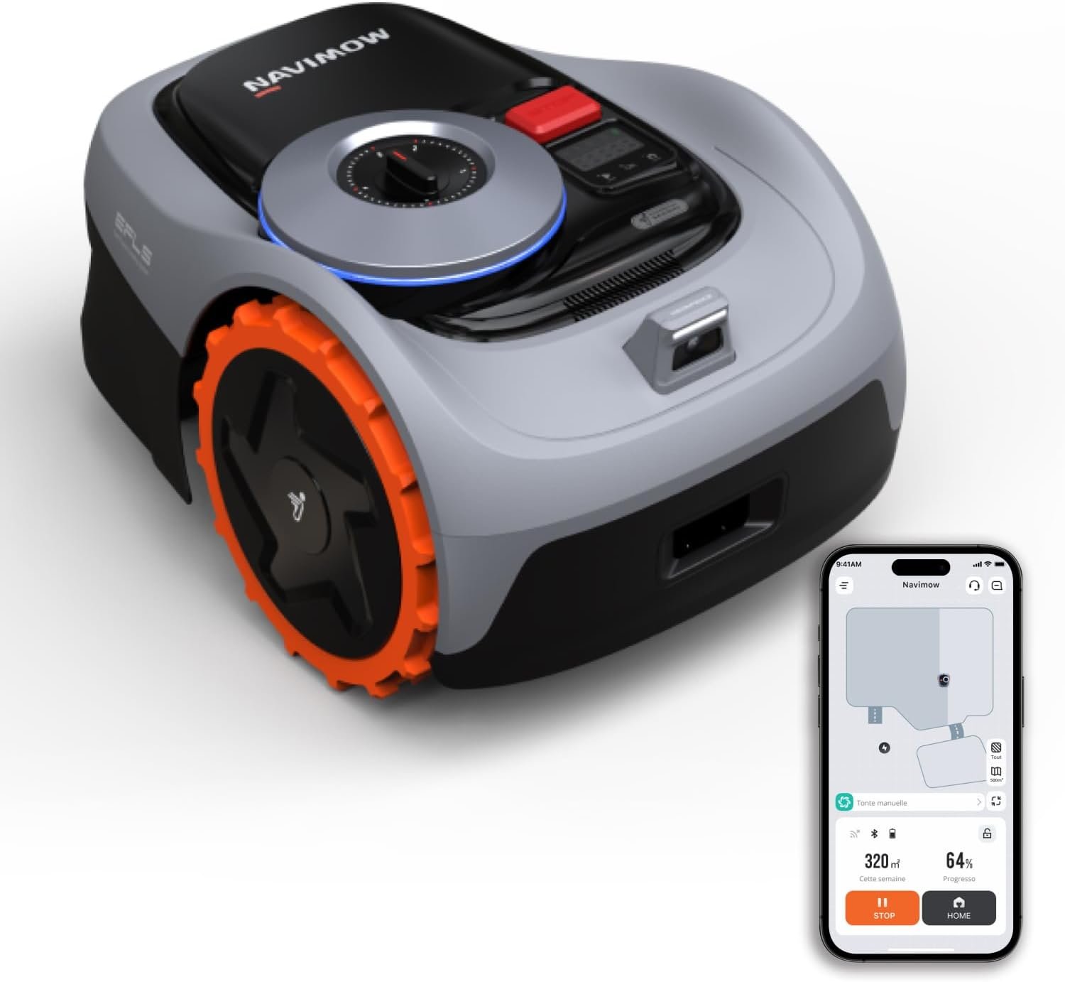 Robot tondeuse 500 m² sans fil périphérique – image 1