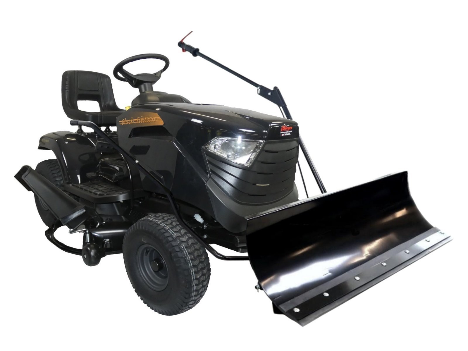 Tracteur tondeuse Black Edition Pro 218/108 Twin HS avec pack hiver 110 Plus