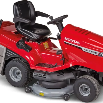Tracteur tondeuse Honda HF 2625 HM 122 cm avec bac 350 l modèle 2024