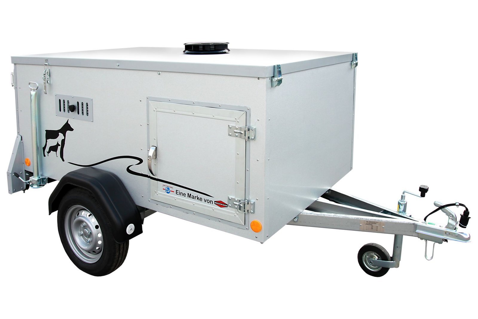 Remorque pour chiens TPV HT-EU2/3 Dog3 Plus 750 kg non freinée