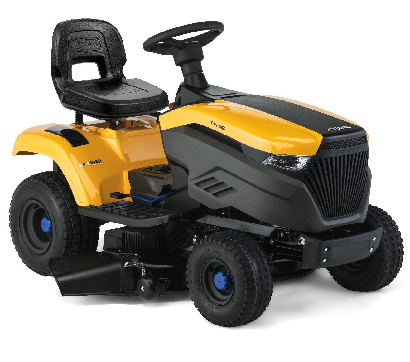 Tracteur tondeuse à batterie STIGA Tornado 398e modèle 2023