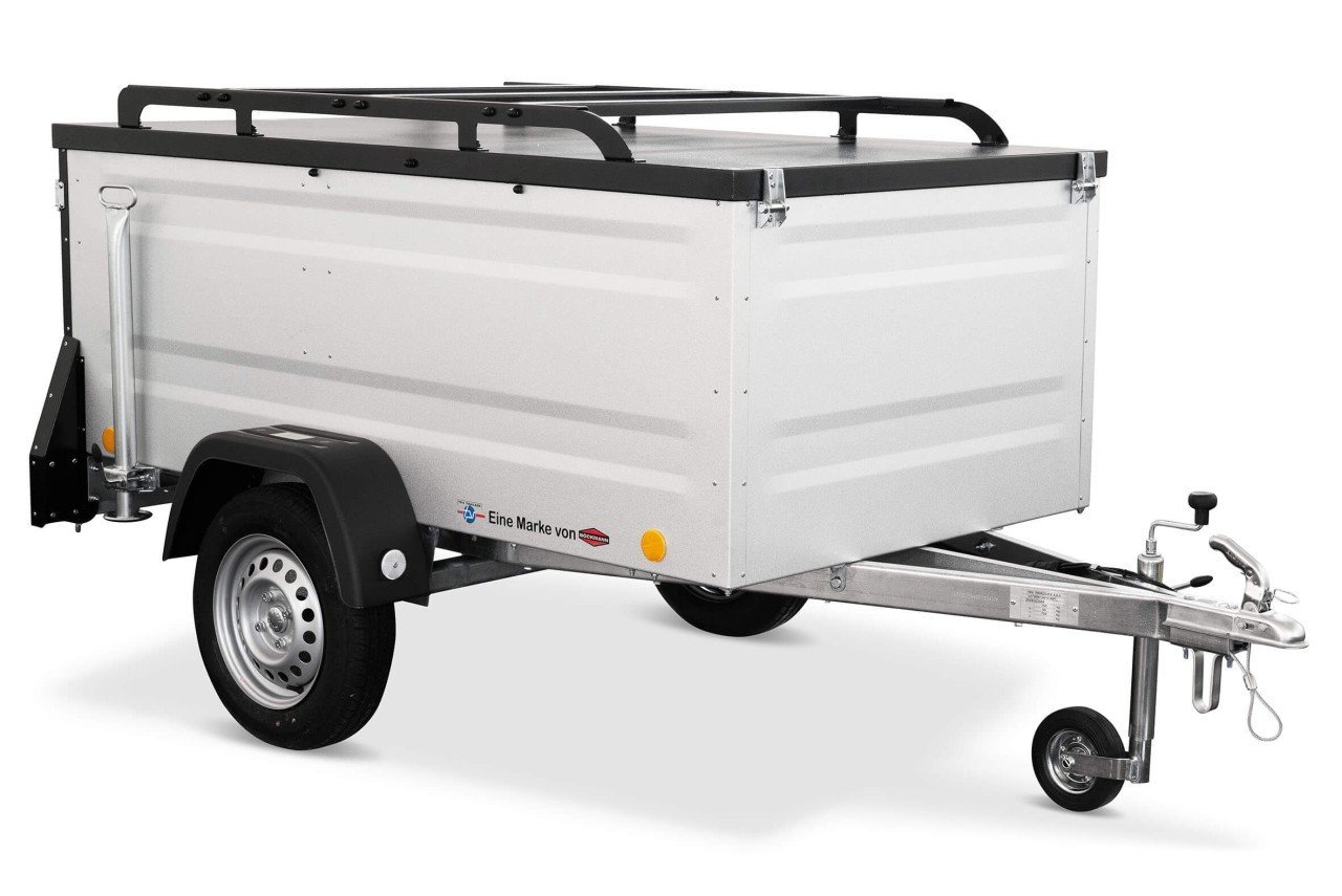 Remorque utilitaire Böckmann/TPV KT-EB2 1000 kg avec couvercle et galerie