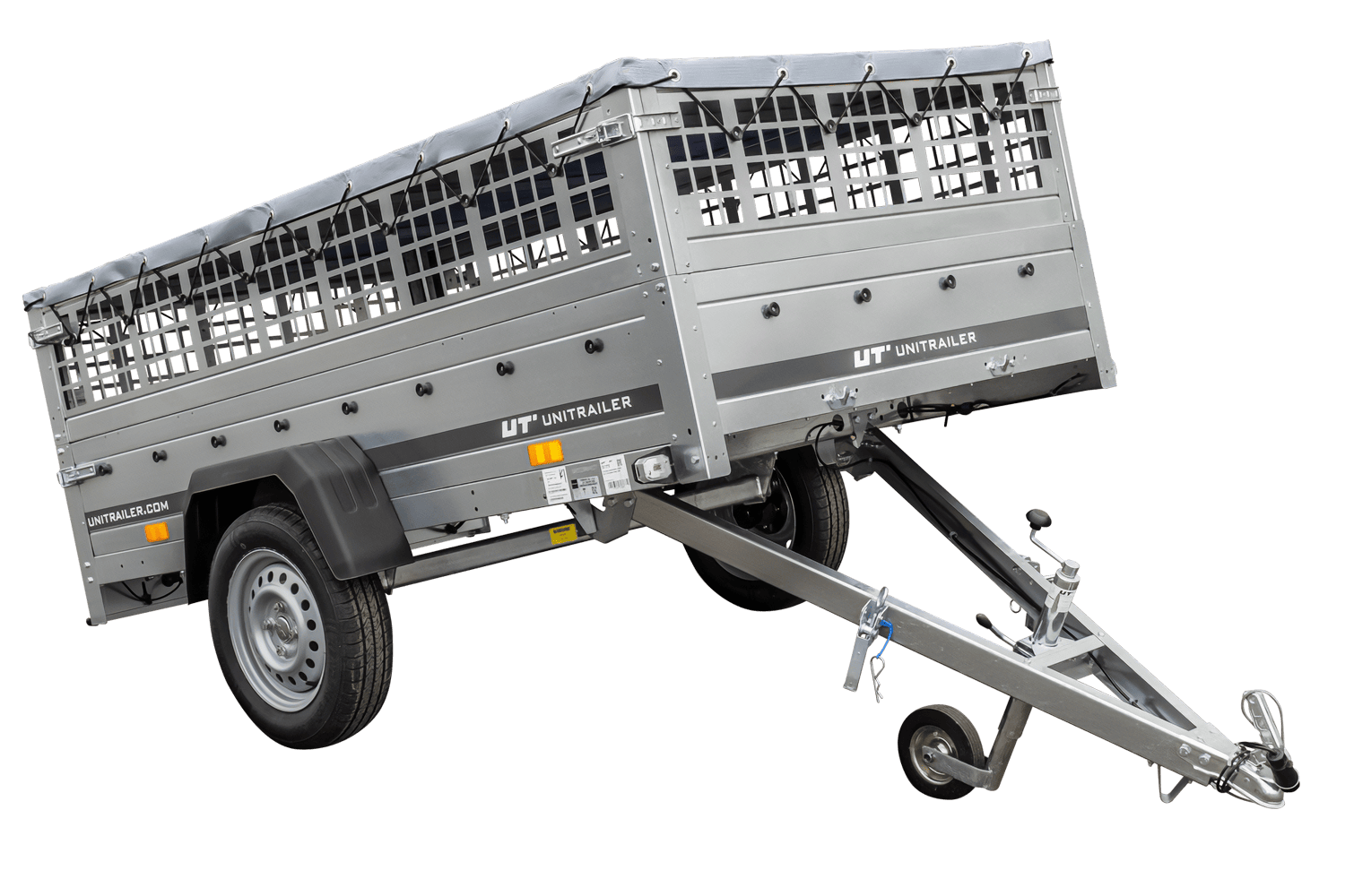 Remorque benne basculante UNITRAILER Garden Trailer 230 KIPP 230×125 cm