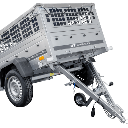 Remorque benne basculante UNITRAILER Garden Trailer 150 KIPP 150×106 cm