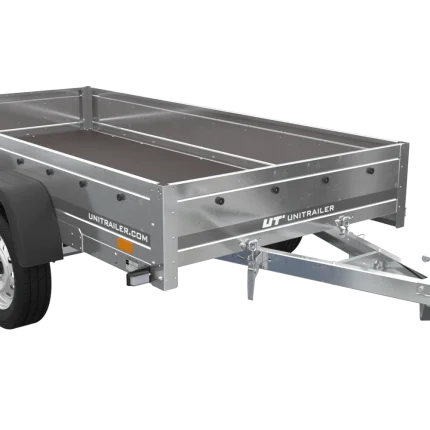 Remorque à deux essieux UNITRAILER Garden Trailer 264/2 Kipp 264x125 basculante 750 kg non freinée – image 1