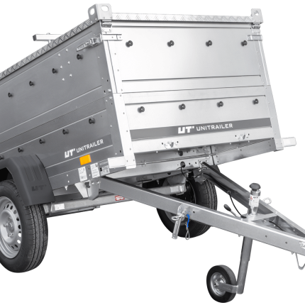 Remorque UNITRAILER Garden Trailer 200 Kipp avec capot 200x106 cm PTAC 750 kg – image 1