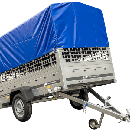 Remorque bâchée d’occasion basculante UNITRAILER Garden Trailer 230 Kipp 2304 x 1256 mm PTAC 750 kg – image 1