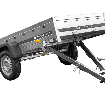 Remorque basculante 1 essieu UNITRAILER Garden Trailer 230 Kipp 230x125 cm 750 kg – image 1