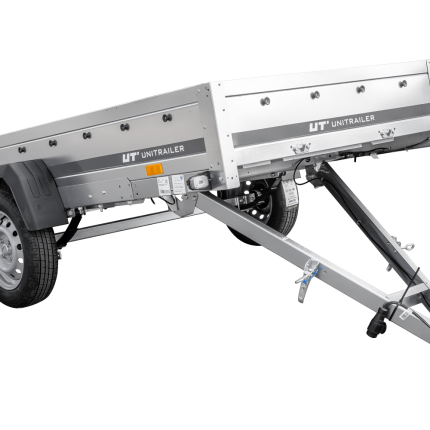 Remorque UNITRAILER GARDEN 264/R KIPP 264x125 suspension à ressorts PTAC 750 kg – image 1