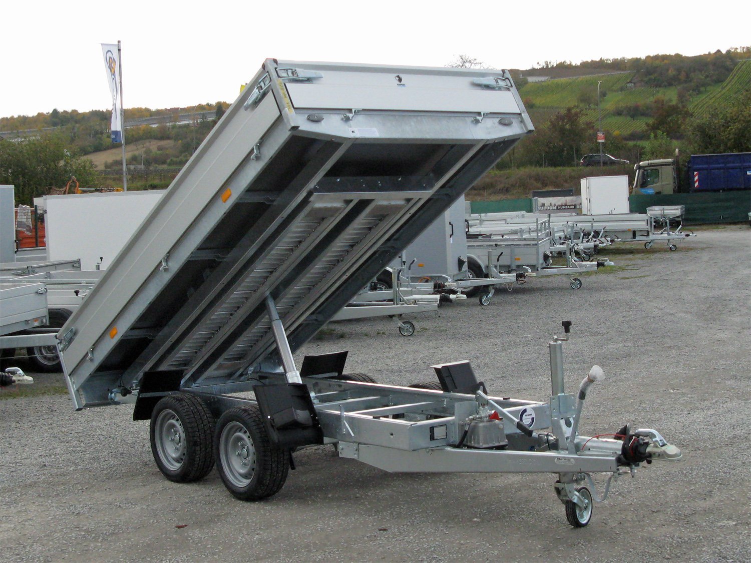Remorque benne arrière Hapert Cobalt HB-2 2700 Multi 3050 x 1600