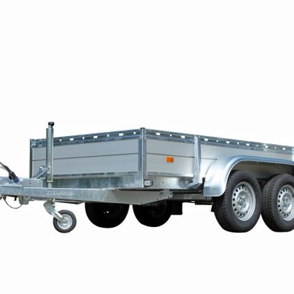 Remorque utilitaire Hapert Azure L-2 2000 à ridelles aluminium et grille avant