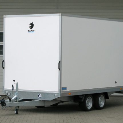Remorque fourgon Hapert Sapphire H2 2700 en panneaux multiplex
