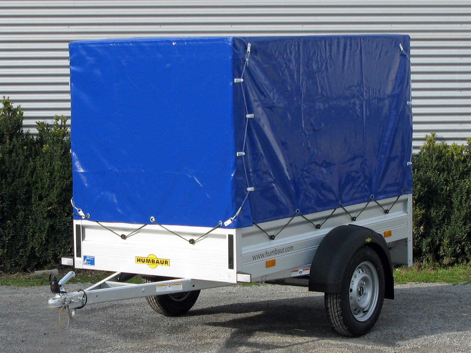 Remorque utilitaire HUMBAUR HA752111 KV bâche bleue
