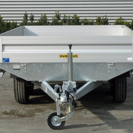 Remorque plateau Humbaur HT253118 avec dix anneaux d’arrimage
