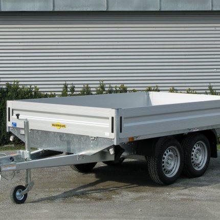 Remorque plateau Humbaur HT253121 avec 10 anneaux d’arrimage