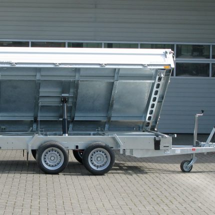 Benne trilatérale Humbaur HTK 3000.31 ALU à pompe électrique