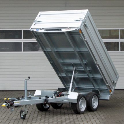 Remorque benne arrière Humbaur HUK 272715 avec pompe électrique et rehausse