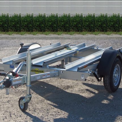 Remorque porte-motos HUMBAUR HM102113 3 rails