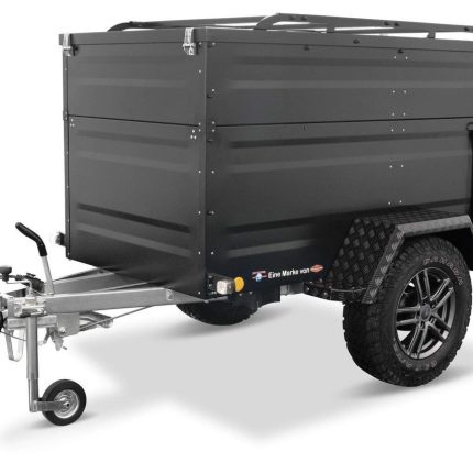 Remorque fourgon tout-terrain KT-EB2 Plus 1000 kg avec rehausse