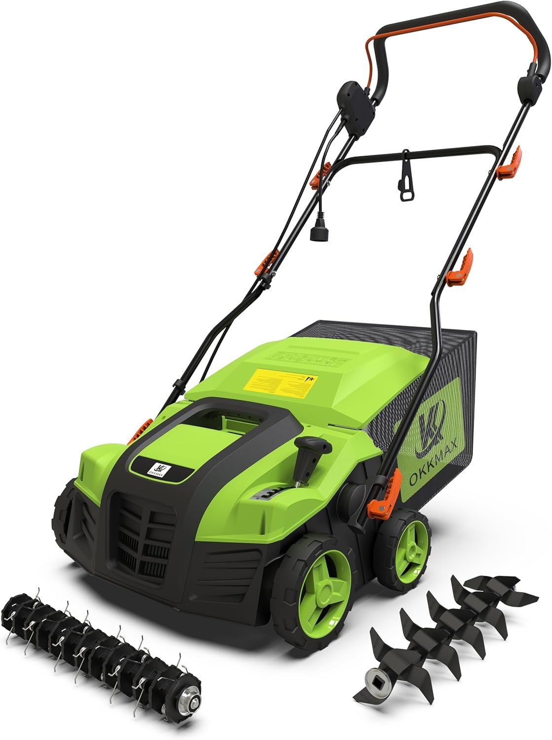 Scarificateur électrique OKKMAX 40.6 cm avec sac de collecte