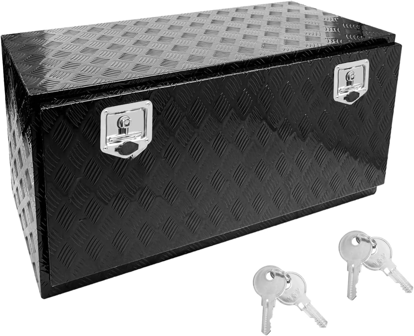 Boîte à outils pour camionnette aluminium noir 91