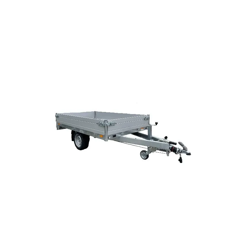 Remorque plateau SARIS PL256/150/15001 PTAC 1500 kg 256x150 cm freinée – image 1