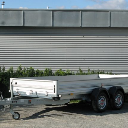 Remorque utilitaire STEMA ST O2 27-40-20.2 à ridelles aluminium