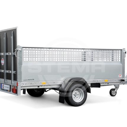Remorque basculante STEMA MUT O2 18-30-15.3 avec ridelles grillagées 66 cm