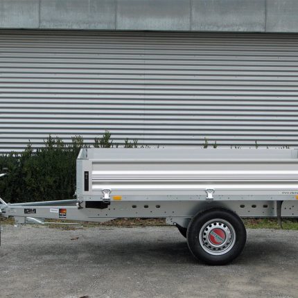 Remorque plateau STEMA SH O2 15-30-15.1 à ridelles aluminium