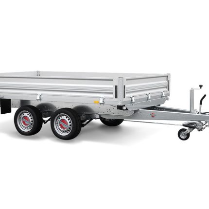 Remorque plateau STEMA SH O2 35-40-18.2 3500 kg à ridelles aluminium
