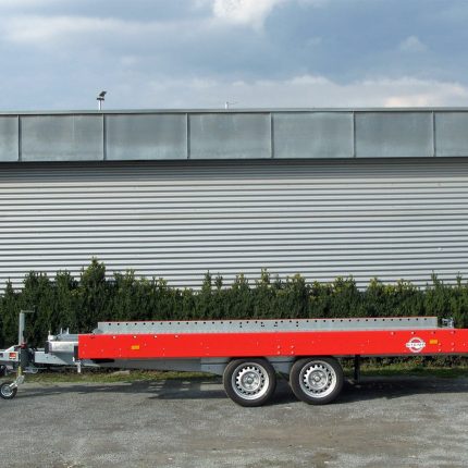 Remorque porte-voiture STEMA FHAK 35-40-21.2 avec rampes et treuil