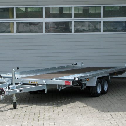 Remorque porte-voiture STEMA ATOUR Grande ATH 30-49-21.2 avec plancher central et support de treuil 100 km/h