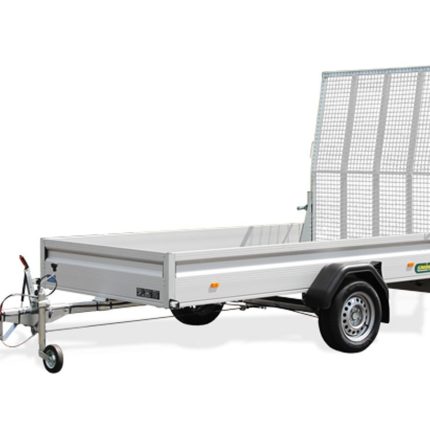 Remorque utilitaire Unsinn UT-K 3015-13-14 avec rampe grillagée 1800 mm