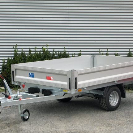 Remorque plateau Unsinn UH 2315-13-10 1350 kg à ridelles aluminium