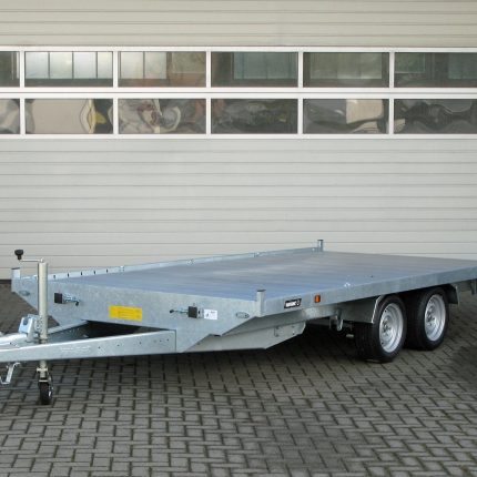 Remorque utilitaire Variant 3021 L4 à suspension parabolique avec plancher aluminium et rampes